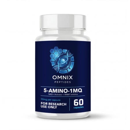 5-AMINO-1MQ Capsules 50mg 60ct by Omnix Peptides — research-grade capsules