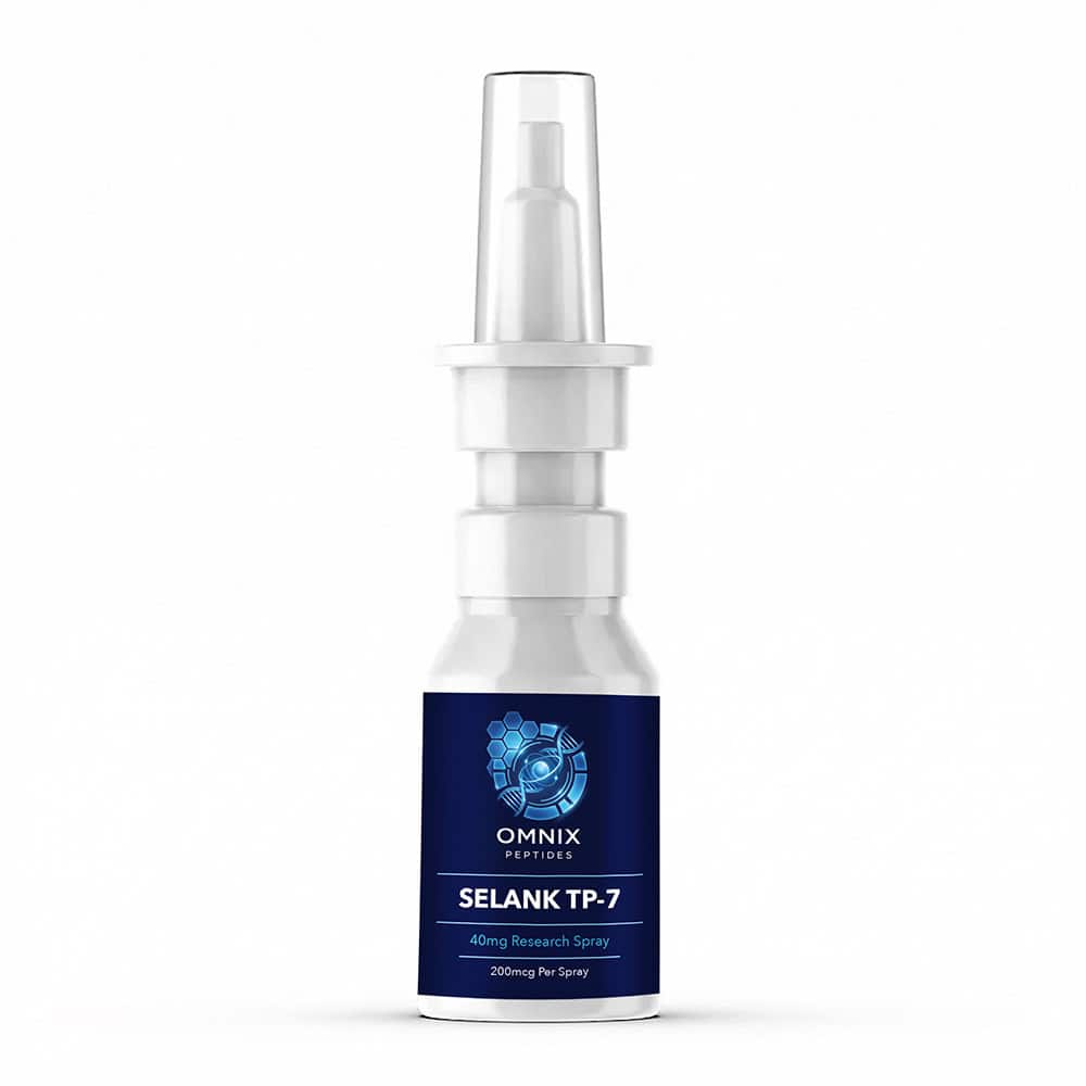 Selank TP-7 Liquid Spray 40mg 30ml by Omnix Peptides — research-grade spray