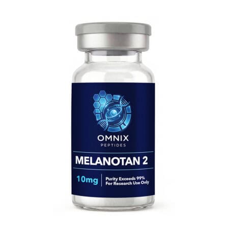 Melanotan II MT2 Vial 10mg by Omnix Peptides — research-grade vial